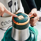 5 Speeds Stainless Steel Electric Chopper Vegetable & Meat Slicer Machine 3L