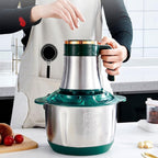 5 Speeds Stainless Steel Electric Chopper Vegetable & Meat Slicer Machine 3L