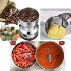 Nima Stainless Steel Multifunctional Electric Grinder & Coffee Maker, Mini Spice and Masala Grinder for Coffee Beans, Nuts and Grains, Durable Household Grinder for Home Kitchen