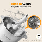 3 Speeds 304 Stainless Steel Electric Chopper Meat Grinder Mincer Food Processor Slicer Vegetable Food Chopper Meat Slicer Machine 220V 3L